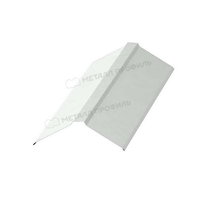 Планка конька плоского 150х150х2000 (ECOSTEEL-01-Белый Камень ПР-0.5)